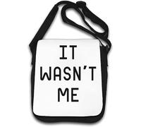 It Wasn't Me Shoulder Bag White