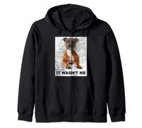 It Wasn't Me - Staffordshire Bull Terrier Staffie Staffy Zip Hoodie