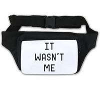 It Wasn't Me Waist Bag Fanny Pack White