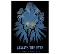 IT: Welcome to Derry Limited Edition A3 Art Print - Pennywise Negative Space Artwork - Hand-Numbered Collectible - Officially Licensed Horror Memorabilia