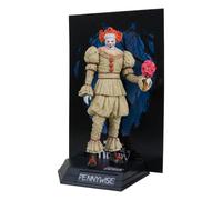 IT Welcome to Derry Pennywise With Flowers Gold Label Movie Maniacs 6" Figure
