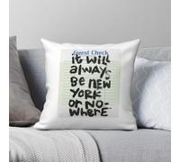 It Will Always Be New York Or Nowhere Square Pillowcase Polyester Linen Velvet Pattern Zip Decor Room Cushion Cover