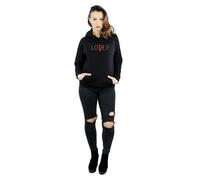 IT Women's Loser Lover Cotton Hoodie in Black | Size: 2XL IT Black 2XL