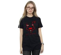 IT Women's Pennywise Float Cotton Boyfriend T-Shirt in Black | Size: Large IT Black L