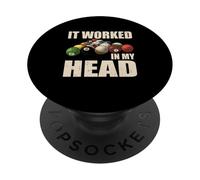 It Worked-In My Head Billiards Sport Pool Pro-Player Skill PopSockets Adhesive PopGrip