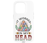 It Worked In My Head Pool Billiards Case for iPhone 15 Pro