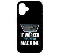It Worked On Their Machine Funny CS Teacher Humor Case for iPhone 16