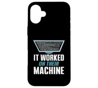 It Worked On Their Machine Funny CS Teacher Humor Case for iPhone 16 Plus