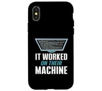 It Worked On Their Machine Funny CS Teacher Humor Case for iPhone X/XS