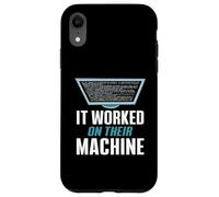 It Worked On Their Machine Funny CS Teacher Humor Case for iPhone XR