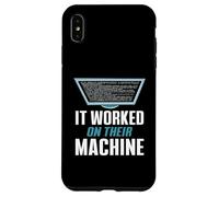 It Worked On Their Machine Funny CS Teacher Humor Case for iPhone XS Max