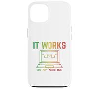 It Works On My Machine Funny Programmer Excuse Reggae Design Case for iPhone 13