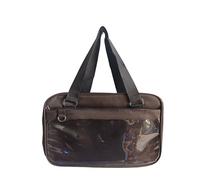 Ita Bag for Kpop Fan Pin Display Ita tote Bag Japanese Anime Shoulder Bag Kawaii Crossbody Bag Cosplay, Brown, Medium to Large