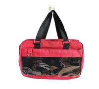 Ita Bag for Kpop Fan Pin Display Ita tote Bag Japanese Anime Shoulder Bag Kawaii Crossbody Bag Cosplay, Blackred
