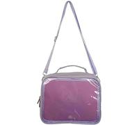 Ita Bag Japanese Crossbody Tote Kawaii Clear Window Shoulder Bag(Purple)