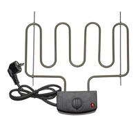 ITA Electric Smoker Heater Element 2000W - Universal Heating Coil for Smoking Cabinets and Smokers - Steel