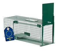 ITA Live Trap 5001 60x23x23cm - Weatherproof & Reliable Trap for Small Animals like Martens and Rats - Rat Trap Racer Trap - Pre-Assembled, Bitguard, Carrying Handle