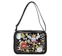 Ita Pin Display Bag, Ita Crossbody Backpack with Kawaii Ita anime purse, Cute Tote Bag for Ita Bag Crossbody black Ita Bag Accessories for Women, Grils