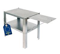 ITA Smoker Table - Alloy Steel - Practical Stand for Smoker 45 x 28 x 40/65 cm - Directly from the Manufacturer, Made in the EU - Table for Smokers and Smoking Cabinets