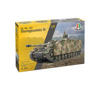 Italeri 0223 1:35 German Sd.Kfz.167 Sturmgeschütz IV Model Building Kit, Standin