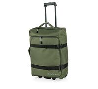 ITACA 55X40X20 Lightweight and Durable Cabin Suitcase Travel or Mala Viagem Compact and Functional, Khaki, S, Casual