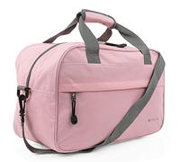 ITACA - Cabin Travel Bag 40X25X20 Women and Men, Foldable, Lightweight and Waterproof. Weekend Bag Women, Travel Hand Bag Compatible Ryanair, Pink, Mediano, Urban