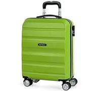 ITACA - Rigid Cabin Suitcase Travel Small Suitcase with Wheels - ABS Hand Luggage Case with Telescopic Handle - Lightweight Suitcase Carry on Suitcase with TSA Combination Lock - Cabin Lugg, Pistachio