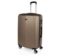 ITACA - Set of 2 Rigid Travel suitcases 4 Wheels Trolley 55/75 cm abs. Resistant and Lightweight. Expandable. Luggage. Small Cabin Approved and Large., Blue Sapphire