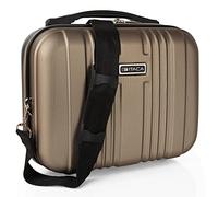 ITACA - Travel Toiletry Bag - Women's Rigid Travel Bag - Women's Toiletry Bag - Travel Women's Lightweight and Durable Material. Makeup Case Women's Rigid Youth, Sturdy and Light Material. T715, Champagne, Neceser, Luggage- Hand luggage