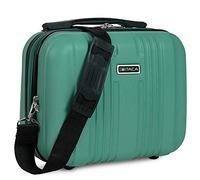 ITACA - Vanity Case Hard Shell - Durable and lightweight Beauty Box Hard Shell - Stylish and Inexpensive Vanity Case Large - Travel Makeup Case Made of Materials - Design and Distributed b, Mint green