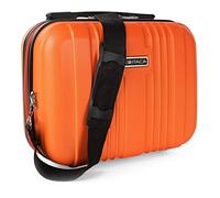 ITACA - Vanity Case Hard Shell - Durable and lightweight Beauty Box Hard Shell - Stylish and Inexpensive Vanity Case Large - Travel Makeup Case Made of Materials - Design and Distributed by, Tangarine