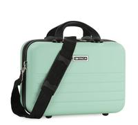 ITACA - Vanity Case Hard Shell - Durable and lightweight Beauty Box Hard Shell - Stylish and Inexpensive Vanity Case Large - Travel Makeup Case Made of Materials - Design and Distributed by ITAC, Mint