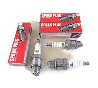 ITACO 3 pcs Boat Motor Genuine Made in Japan OEM Spark Plug 94701-00160 5126 for Yamaha Suzuki Mercruiser Outboard NGK B8HS10 B8HS-10 Toyota Denso Bosch Engine