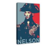 ITADGF Horatio Nelson Hope Portrait Royal Navy British Officer 1st Viscount Nelson Canvas Poster Wall Art Print Picture Paintings 08x12inch(20x30cm)