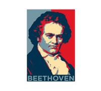 ITADGF Ludwig Van Beethoven Hope Parody Classical Music Musician Composer Canvas Poster Bedroom Decor Landscape Decor Gift 12x18inch(30x45cm)