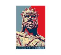 ITADGF Robert The Bruce Hope Portrait Robert I King of Scotland William Wallace Canvas Poster Bedroom Decor Landscape Decor Gift 12x18inch(30x45cm)