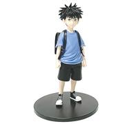 Itadori Yūji, Fushiguro Megumi Figure, Q Version Carrying a School Bag Figurine 16 cm / 6.3 Inches PVC Office Status Statue Model (A)