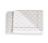Italbaby 3 Piece Dotted Pram Sheet Set, Dove Grey