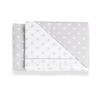 Italbaby 3 Piece Dotted Pram Sheet Set, Grey
