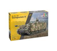 Italeri 0223 1:35 German Sd.Kfz.167 Sturmgeschütz IV Model Building Kit, Standin