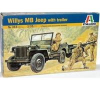 Willys MB Jeep with Trailer - MILITARY VEHICLES 1:35 - Italeri 314