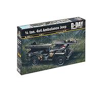 Italeri Model Kit 1:35 1/4 Ton 4x4 Ambulance Jeep, Plastic, Multi-coloured – ITA326