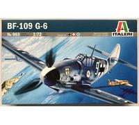 Italeri 063 1/72 Scale Model Aircraft Fighter Kit WWII Messerschmitt Bf 109 G-6