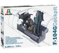 Italeri 1/12 Lockheed F-104G Cockpit 124 parts # 2991