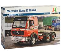 1:24 Italeri Mercedes Benz 2238 6X4 Tractor Truck 3-Assi 1990 Kit IT3943 Model