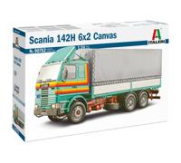 Italeri 1/24 Scania Truck Model Kit 142H 6x2 Curtain Sided Trailer
