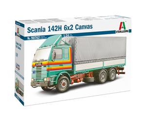 Italeri 1/24 Scania Truck Model Kit 142H 6x2 Curtain Sided Trailer