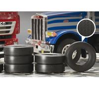 Italeri Accessories Set IT3889 1:24 - 8x Rubber Tires for Truck Kit