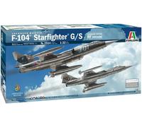 Italeri Aircraft Model Kit F-104 G/S RF Starfighter - Orpheus Pod - 1:32 - Unpainted