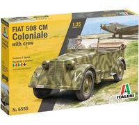 Italeri 1/35 Fiat 508 CM Coloniale with Crew # 6550
